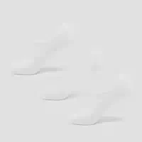 Mp Unisex Invisible Socks 3 Pack White Uk 9 11