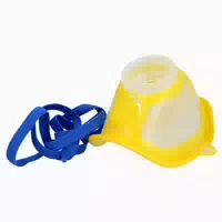 Microdrop Rf7 Maske Kind Gelb Transparen 1 St