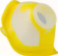 Microdrop Rf7 Maske Kind Gelb Transparent 1 St