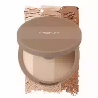 Mqny Fake Up 3 Color Shading 9g Beige Brown