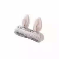 Msblossom Face Wash Headband 1stück Grey