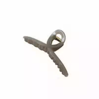 Msblossom Plain Cross Hair Claw 1stück Invisible White