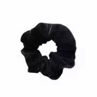 Msblossom Velvet Hair Tie 1stück Schwarz