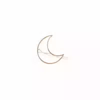 Msblossom Wirework Hair Clip 1stück Moon