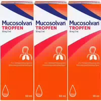 Mucosolvan Tropfen 50ml | Lösen Festsitzenden Schleim und Erleichtern das Abhusten