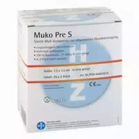Mukopre S 7,5x7,5cm 8fach Sterile Mullkompresse