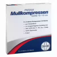 Mullkompressen 10x10 cm 8 Fach Steril
