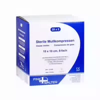 Mullkompressen 10x10 cm Steril 8 Fach