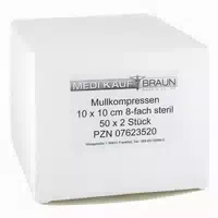 Es Kompressen Mullkompressen 10 cm X 10 cm Steril