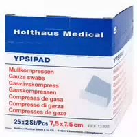 Mullkompressen Ypsipad 7,5x7,5 Cm Steril 8 Fach