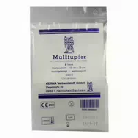 Mulltupfer 15x15 cm Walnussgross Steril