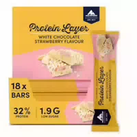 Protein Layer 18x50g White Chocolate Strawberry