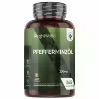 Mundgeruch Loswerden mit Pfefferminzöl Softgels 365 Stück gegen Mundgeruch und Magenbeschwerden Weightworld