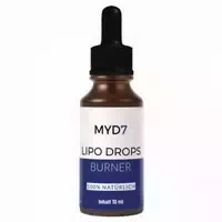 Myd7 | Lipo Drops Burner | Hochwertige Inhaltsstoffe | ohne Zusatzstoffe | Rein & Natürlich