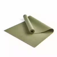Myga Yogamatte Moosgrün Rutschfeste Übungsmatte für Yoga & Fitness
