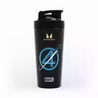 Myprotein Fantastic Four Metall Shaker – Schwarz