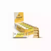 Layered Protein Bar 12 X 60g Weiße Schokolade und Karamell