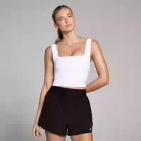 Mp Damen Active Top Mit Eckigem Ausschnitt Weiß Xxl