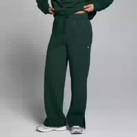 Mp Damen Basics Jogginghose mit Geradem Bein – Dunkles Smaragdgrün S
