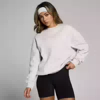 Mp Damen Basics Oversize Sweatshirt – Hellgrau Xxs