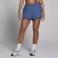 Mp Damen Lightweight Loopback Sweatshorts Slate Blue Xxl