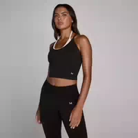 Mp Damen Seamless Layered Tank Top Vintage Schwarz S