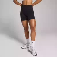 Mp Damen Shorts mit Hoher Taille – Schwarz Xxl