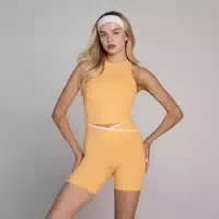 Mp Damen Tempo High Neck Top Pfirsich Xs