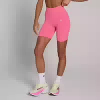 Mp Damen Tempo Hybrid Nahtlos Shorts Zesty Green l