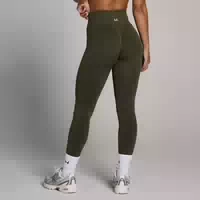 Mp Damen Tempo Nahtlos Leggings Waldgrün S