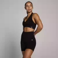 Mp Damen Tempo Nahtlos Neckholder Sport Bh Schwarz Xxl