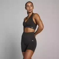 Mp Damen Tempo Nahtloser Neckholder Bh – Nachtgrau Xxl