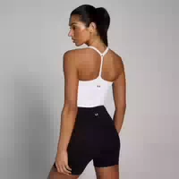 Mp Damen Tempo Riemchentop mit Racerback – Weiß Xs