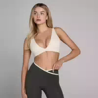 Mp Damen Tempo Triangle Sport Bh Cremeweiß l