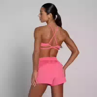 Mp Damen Tempo Verstellbarer Sport Bh mit Überkreuzten Trägern Leuchtendes Pink l