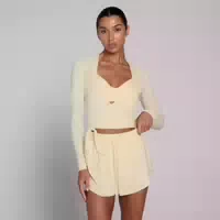 Mp Damen Tempo Wickel Top Butter m