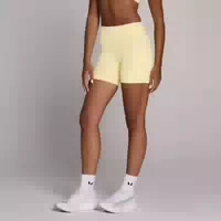 Mp Damen Velocity Contrast Cycling Shorts – Buttercreme m