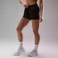 Mp Damen Velocity Ultra Shorts Mit Rasterstruktur Schwarz Xxl