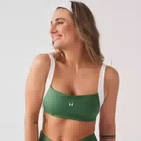 Mp X Tatiana Hochglänzender Sport Bh – Dunkelgrün S