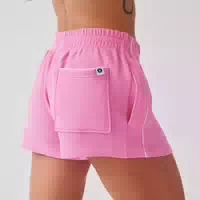 Mp Damen X Tatiana Waffle Short Rosa Xs