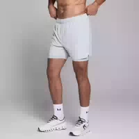 Mp Herren 13 cm 2 In 1 Training Shorts – Hellblau Xxxl