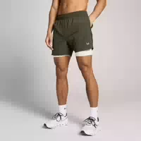 Mp Herren 5 2 In 1 Training Shorts Waldgrün Xxxl