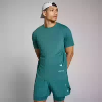 Mp Herren Hybrid Mesh T Shirt Sattes Petrol Xxxl