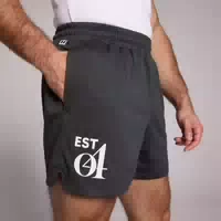 Mp Herren Netz Shorts – Verwaschenes Schwarz Xl