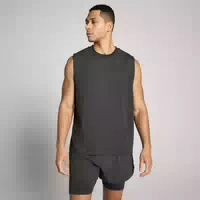 Mp Herren Oversized Cotton Modal Tank Top Schwarz Verwaschen Xxxl