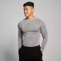 Mp Herren Tempo Nahtloses Langarmshirt mit Grafikelement – Storm Xxl