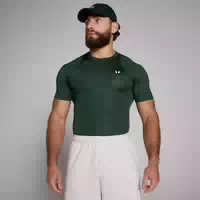 Mp Herren Training Kurzarm Baselayer — Dunkles Smaragdgrün Xl