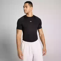 Mp Herren Training Kurzarm Baselayer Schwarz Xxs