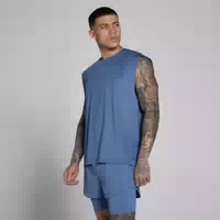 Mp Hybrid Oversized Mesh Tank für Herren – Slate Blue S