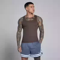 Mp Lift Ribbed Muscle Fit Vest Für Herren – Schokolade Xxl